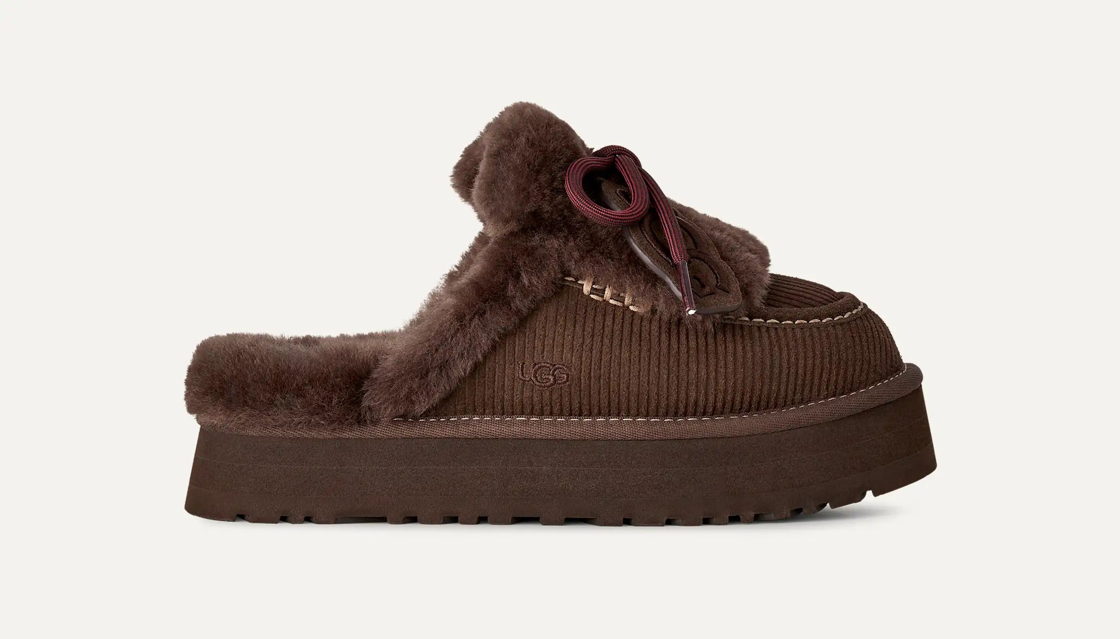 UGG Disquette Heritage 1180360 Ciabatta Donna Burnt Cedar