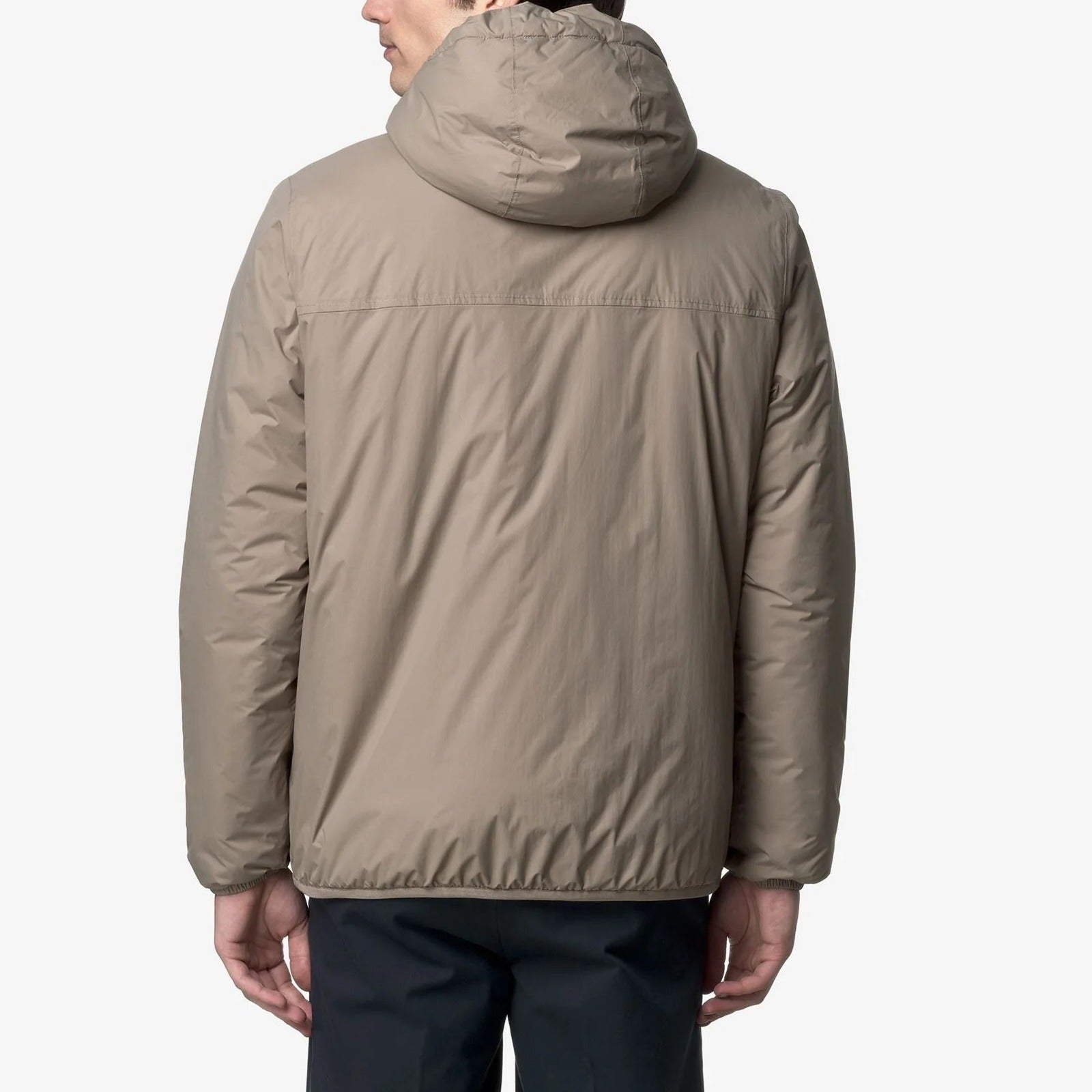 K-Way Le Vrai Claude giacca uomo beige taupe