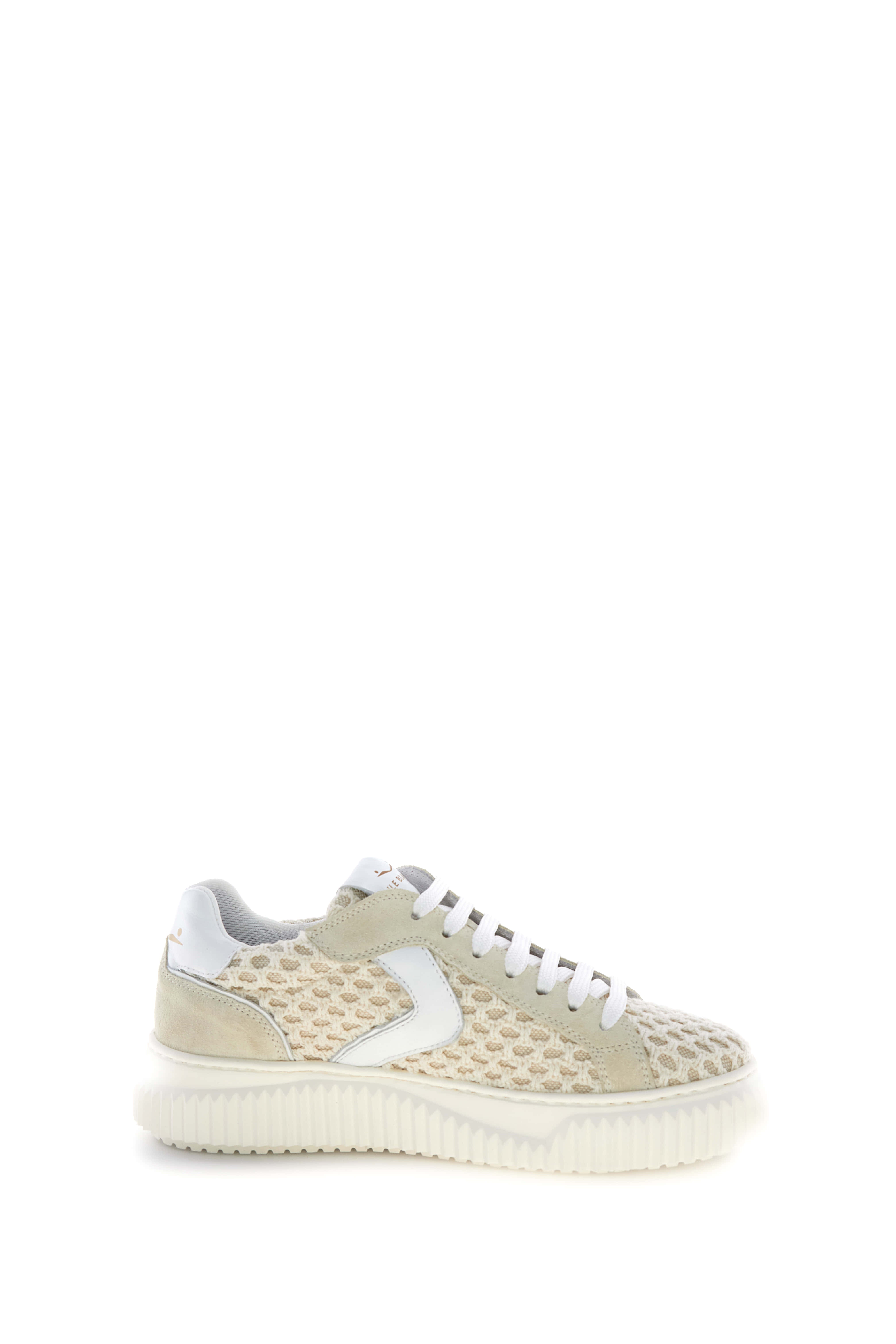 Voile Blanche Lipari 2017542 57 sneakers crema off white uncinetto