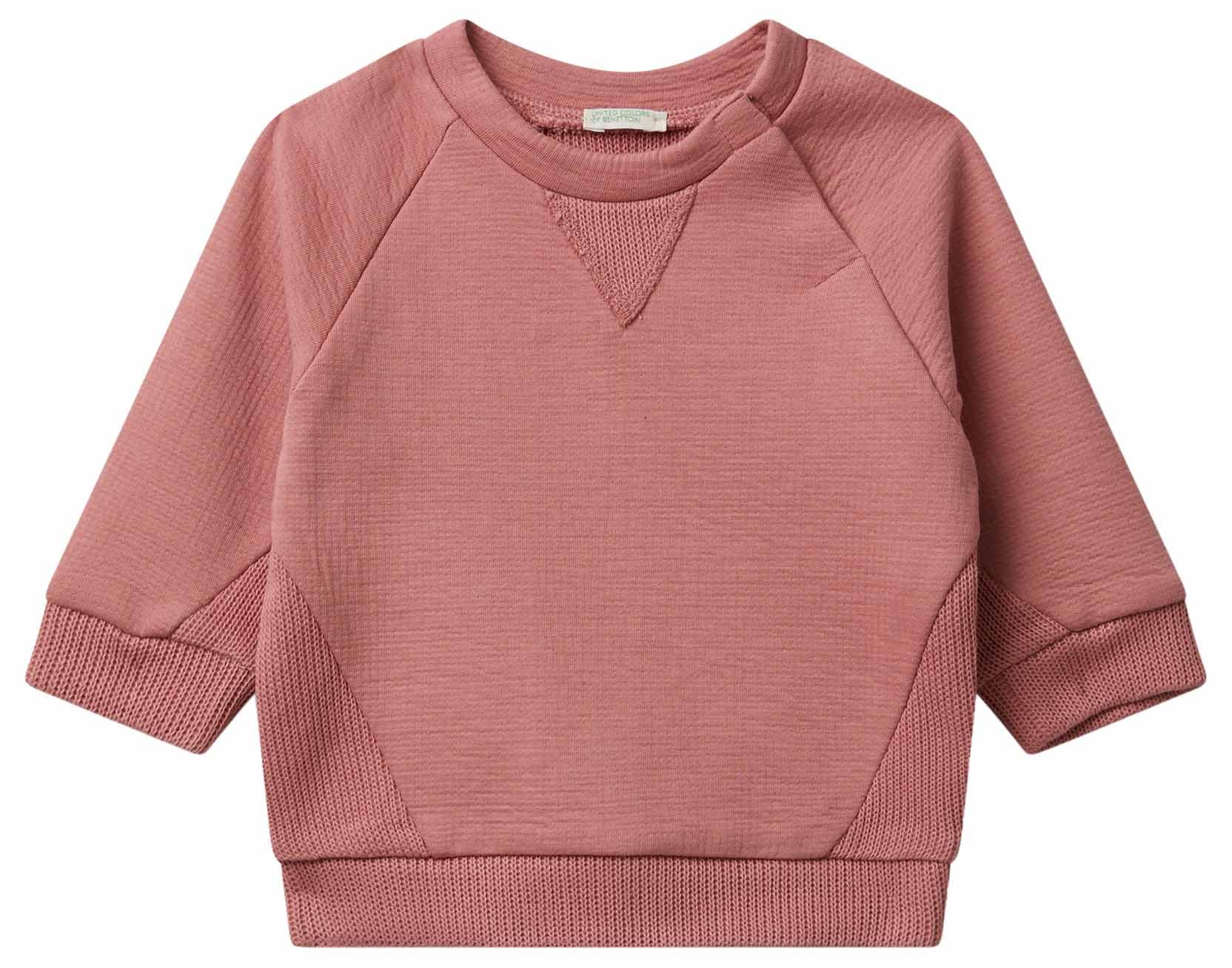United Colors of Benetton Maglia Tuta Bimba Felpa 62 cotone bio