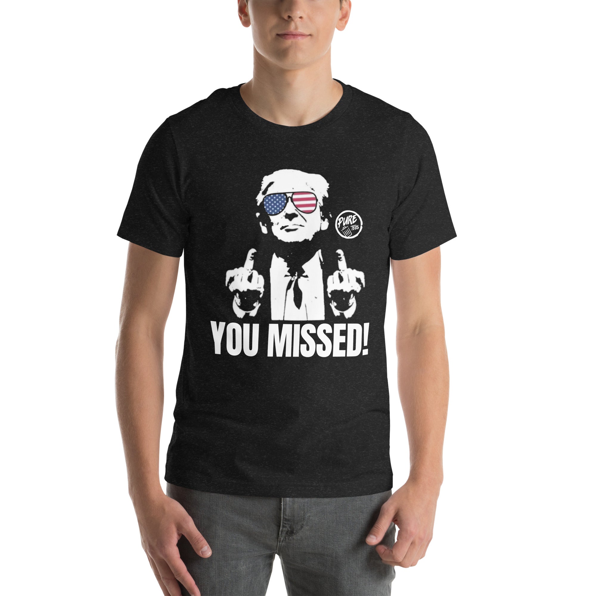 Pure Trash Trump You Missed T-shirt uomo cotone regular