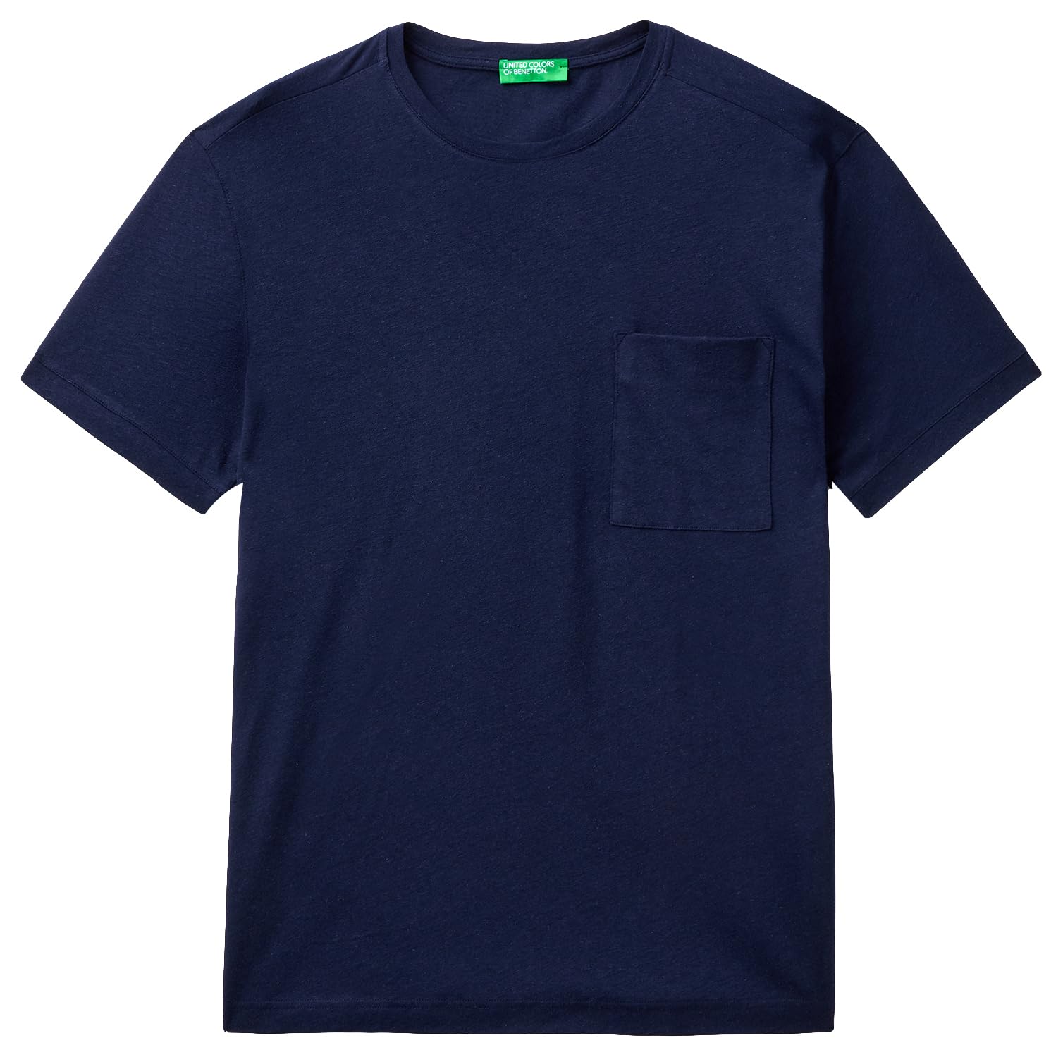 Benetton T-Shirt Uomo Cotone Cipria Scuro XS