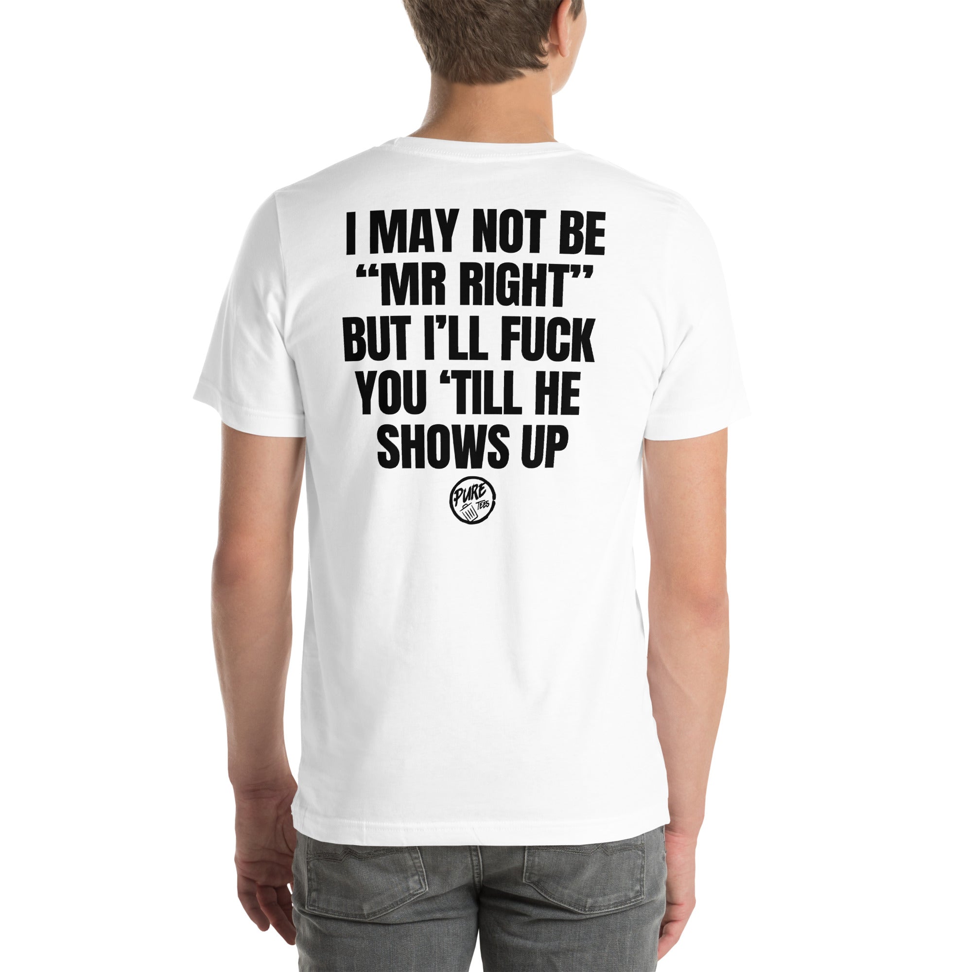 Pure Trash Mr Right T-shirt uomo oliva cotone