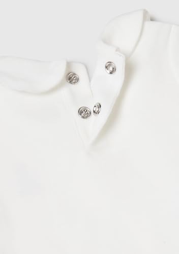Benetton Baby Tutina Neonata Bianco Latte 50 con piedini