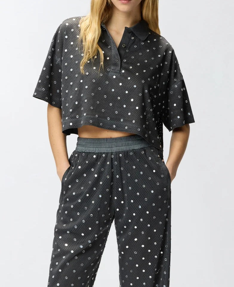 Pinko Erve 106855 polo donna grigia