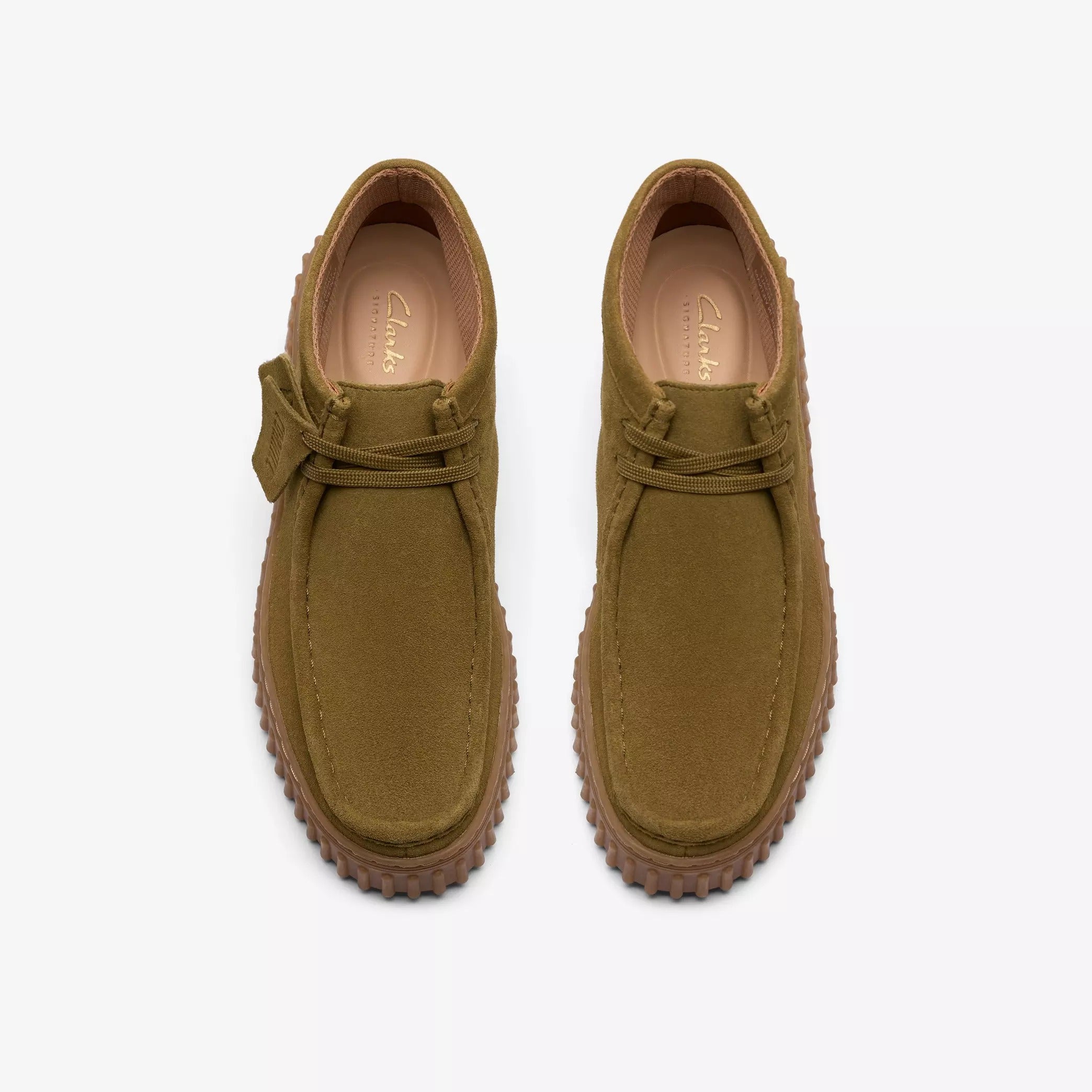 Clarks Torhill Moss 26183872 Scarpa Donna Olive Scamosciata