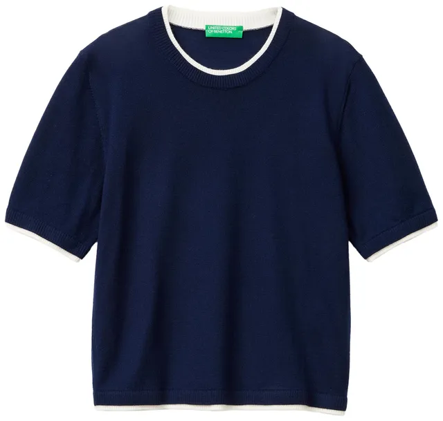 Benetton Maglieria Maglia girocollo lana extrafine