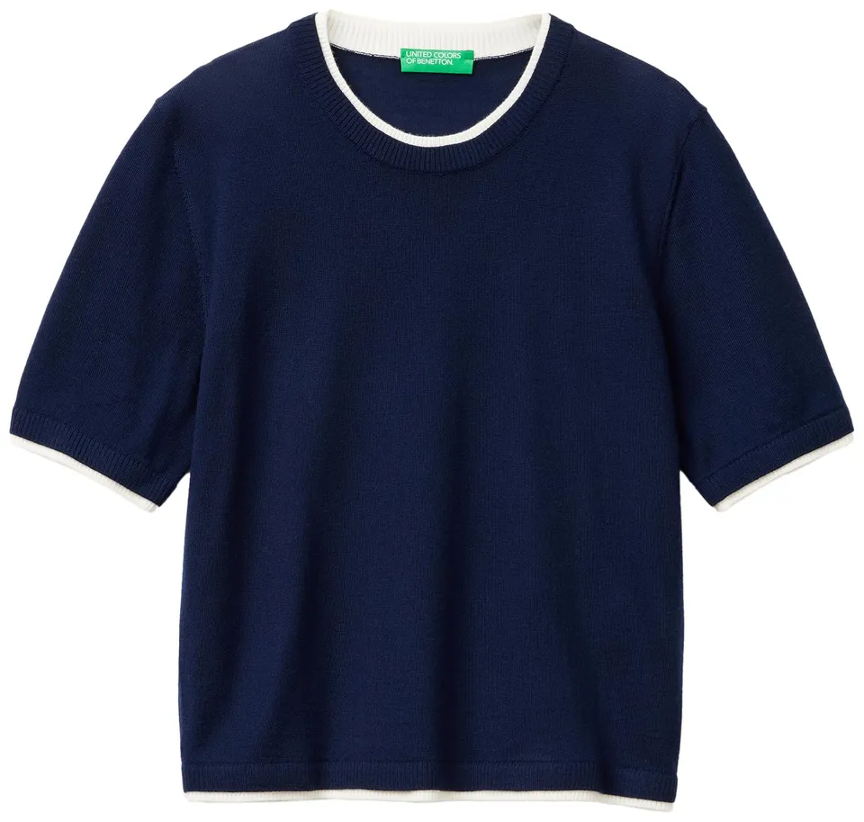 Benetton Maglieria Maglia girocollo lana extrafine
