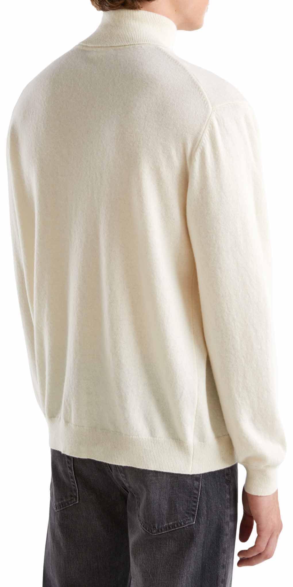 Benetton Maglieria Maglia Ciclista M/L Collo Alto Lana Merino