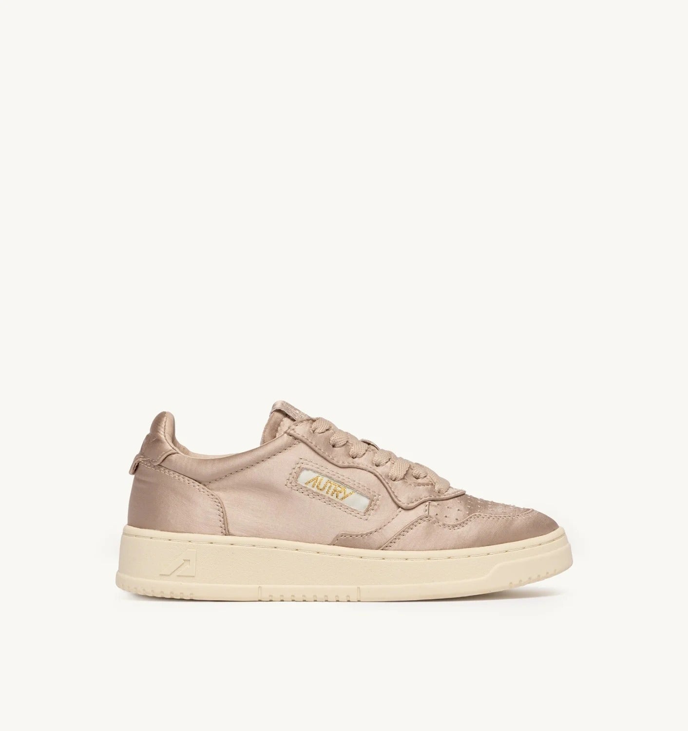 Autry Medalist Low AULW-NM02 Sneaker Rosa satin pelle