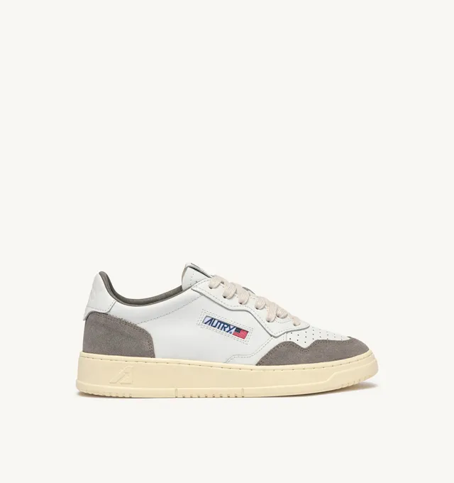 Autry Medalist Low AULM-FT15 Sneakers Uomo White Cemento