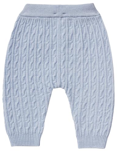 Benetton Pantaloni Bimbo Misto Lana Trecce Etichetta Coniglio