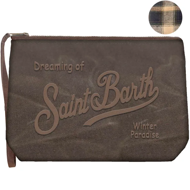 MC2 Saint Barth Aline Wax 00128M pochette marrone nylon