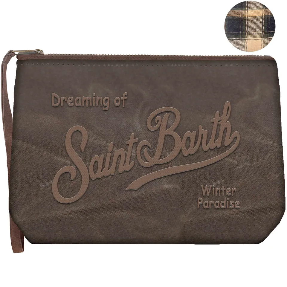 MC2 Saint Barth Aline Wax 00128M pochette marrone nylon