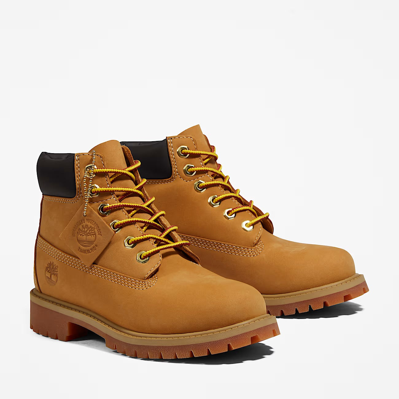 Timberland Premium 6 Inch scarponcino bambino wheat pelle