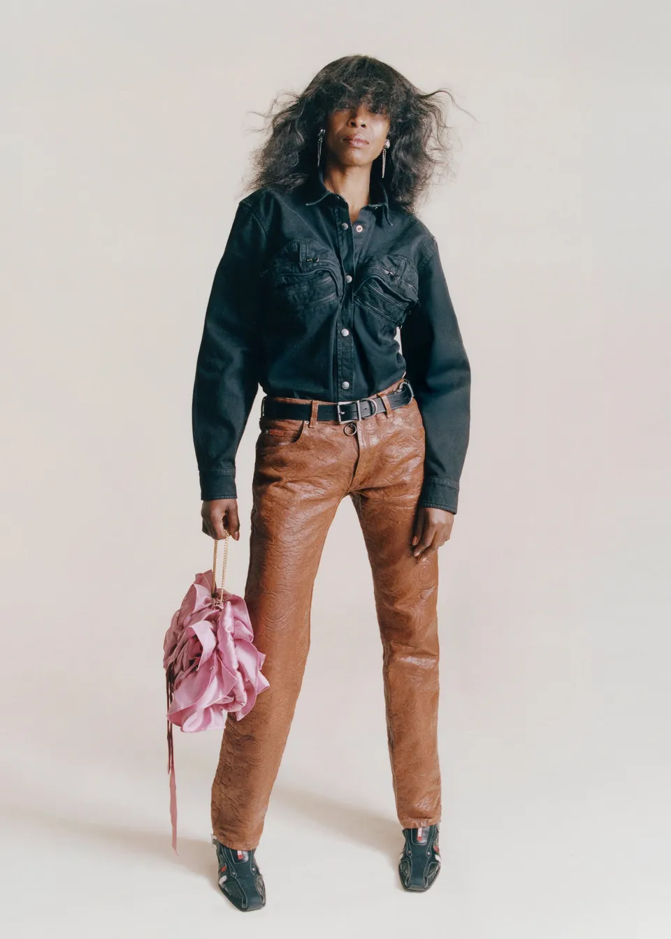 Martine Rose 5 Pocket Jean jeans marrone regular