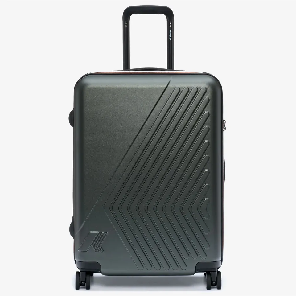 K-Way Eudoxieur K41351W Trolley Green Blackish Rigido