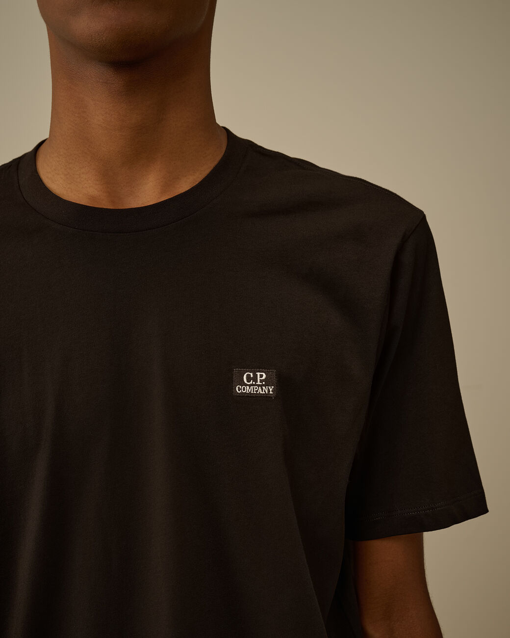 C.P. Company RCCMTS726A T-Shirt Nera Jersey Cotone