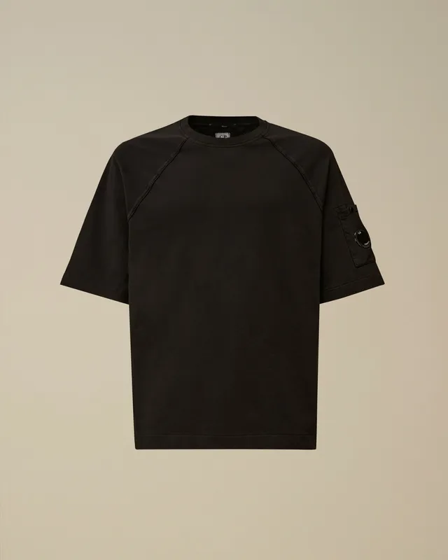 C.P. Company 20CMSS034A Felpa Uomo Black Cotone