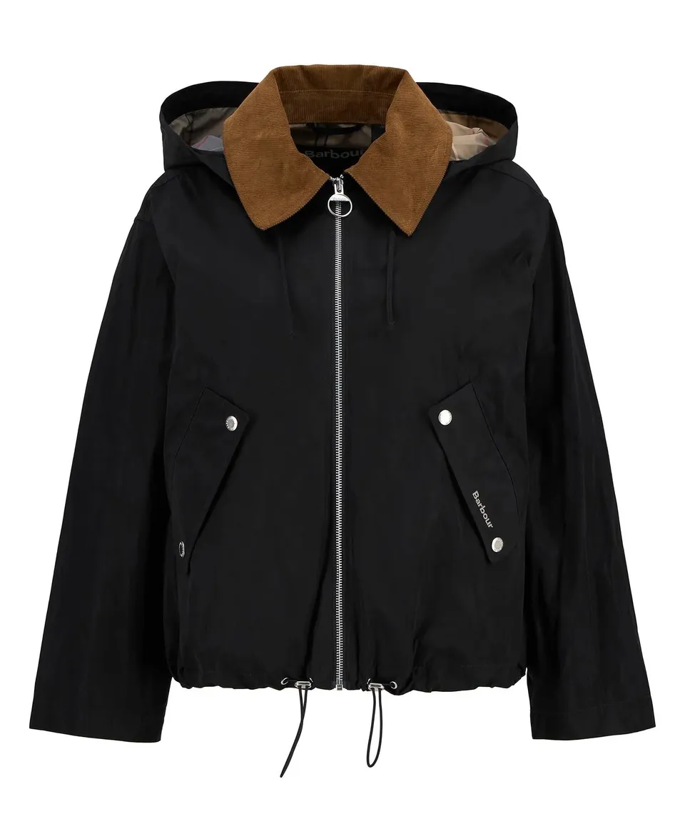 Barbour Weaver LSP0307 giacca donna nero antipioggia