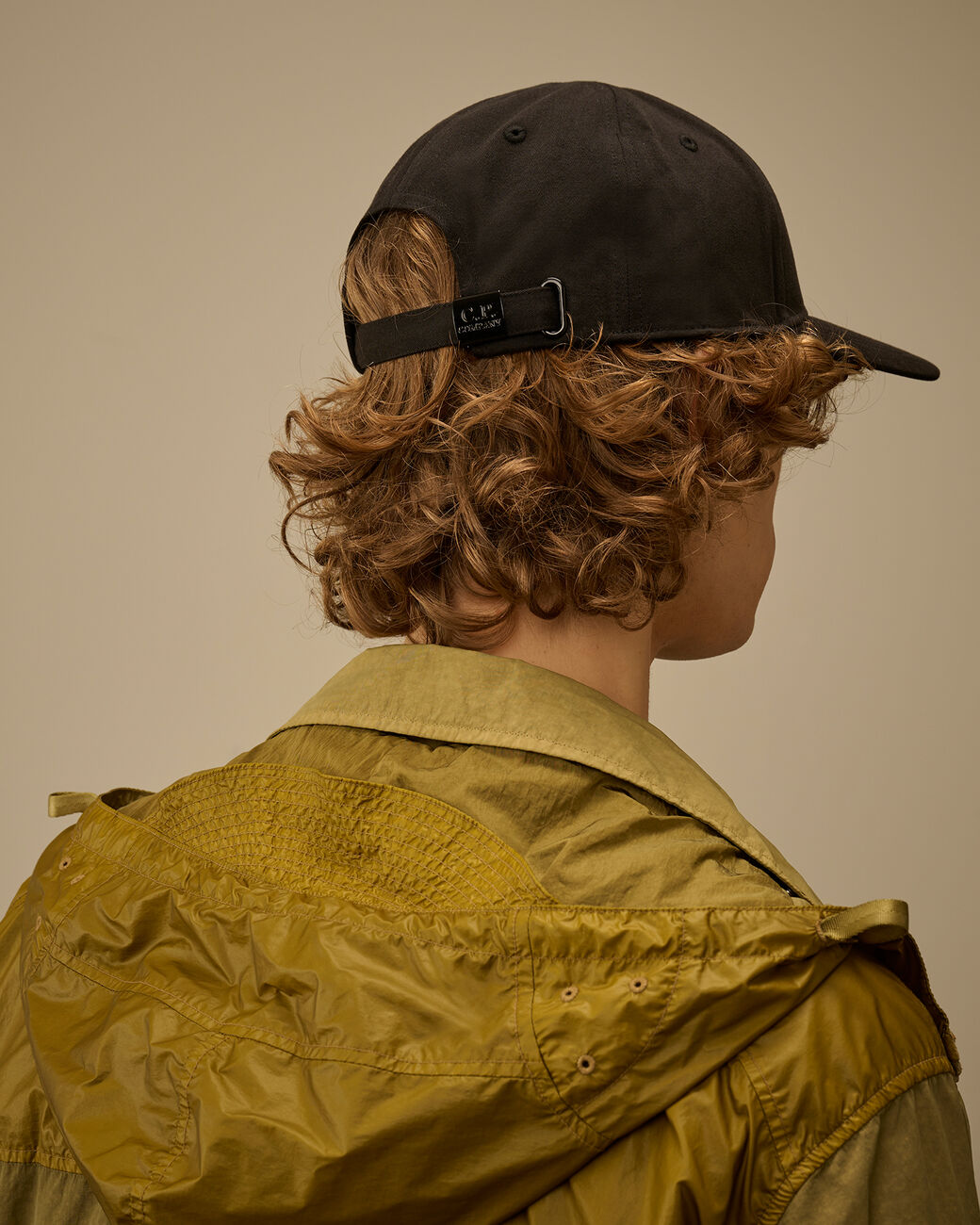 C.P. Company MAC750A Cappello Baseball Nero Gabardina