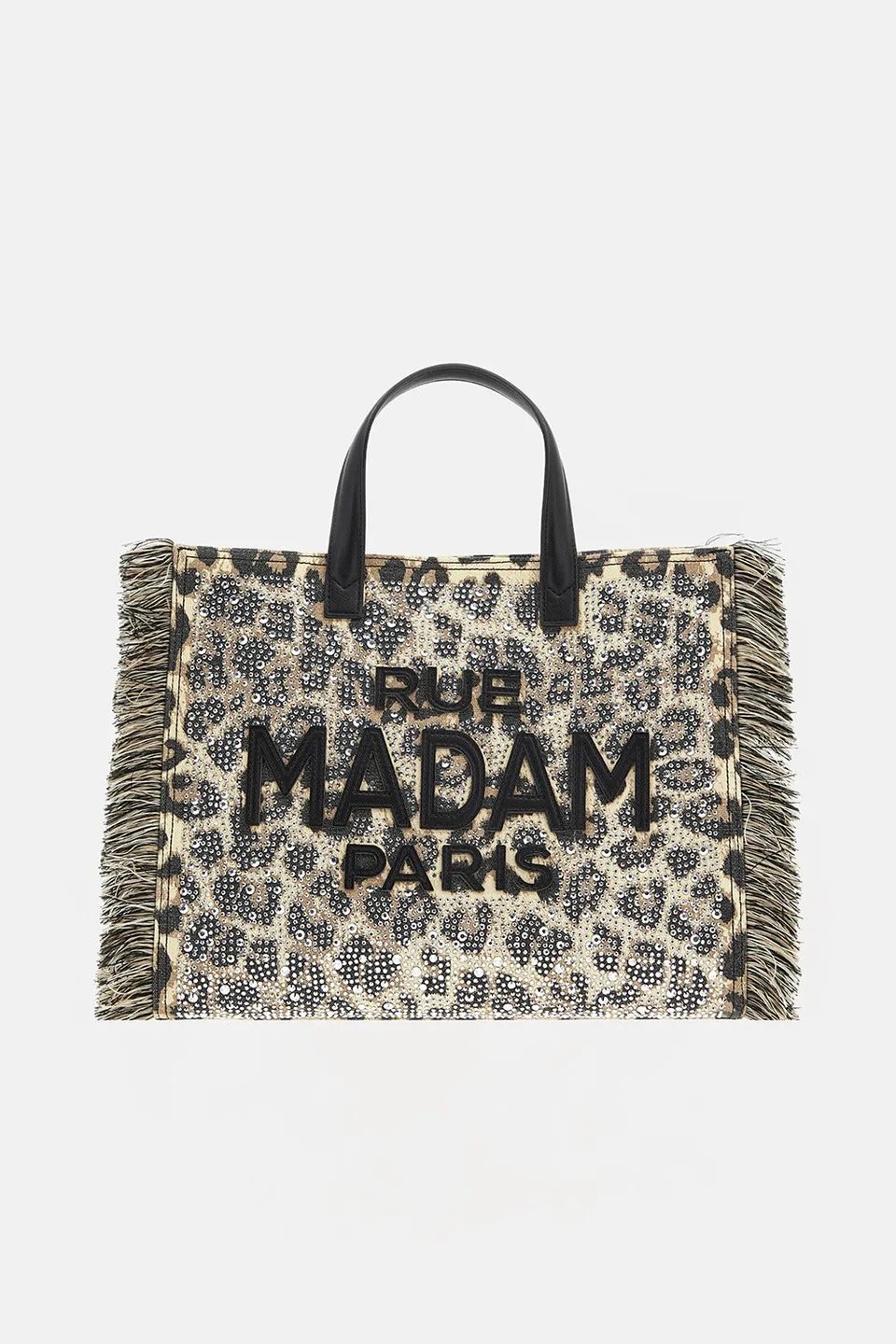 Rue Madam Casablanca 1528 tote bag leopard