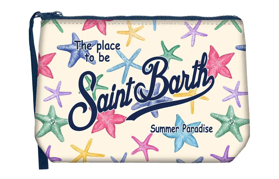 MC2 Saint Barth Aline 00578L pochette Starfish Reef bianco