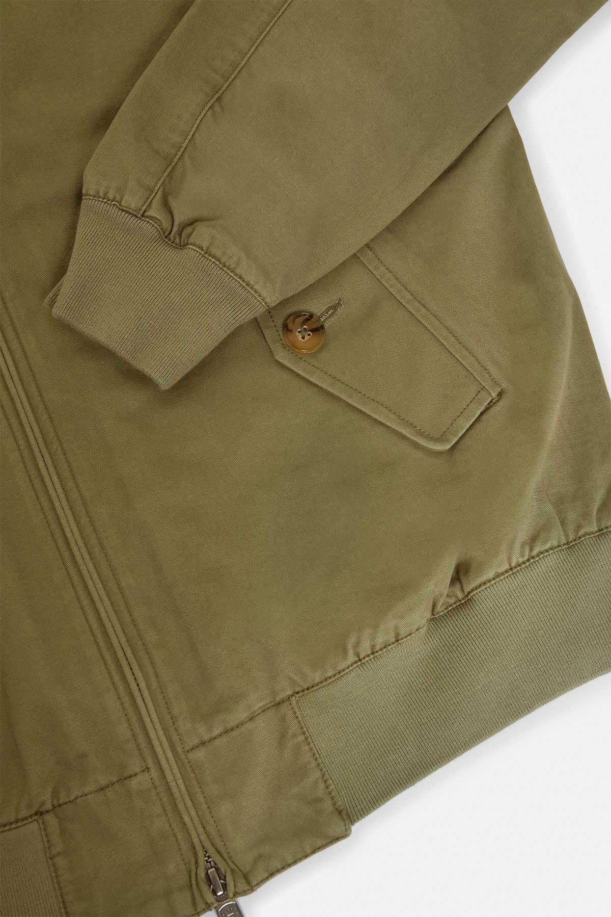Baracuta G9 Twill BRCPS1166 Giubbino Uomo Verde Lichen Cotone