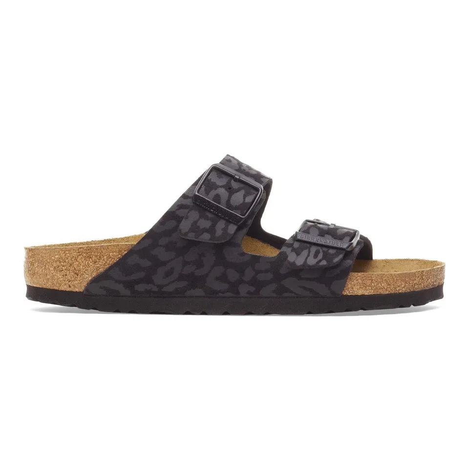 Birkenstock Arizona 1030563 ciabatte donna Leo Black sughero
