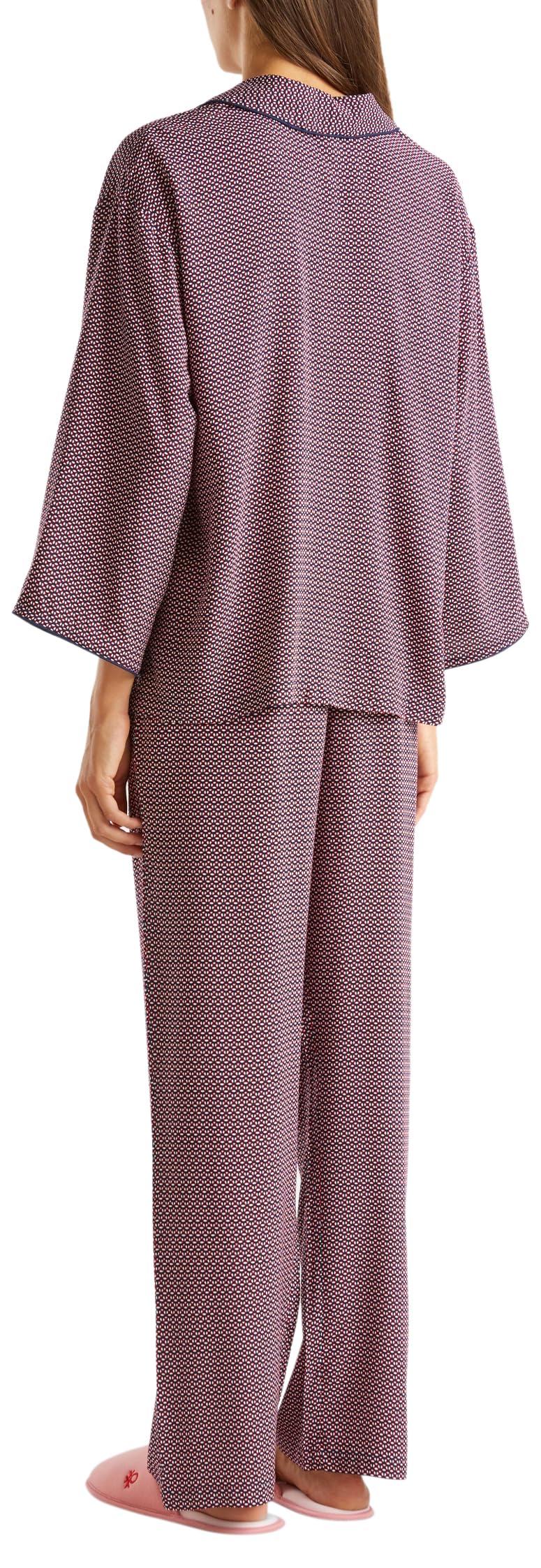 Benetton pigiama donna L set maglia pantalone casual