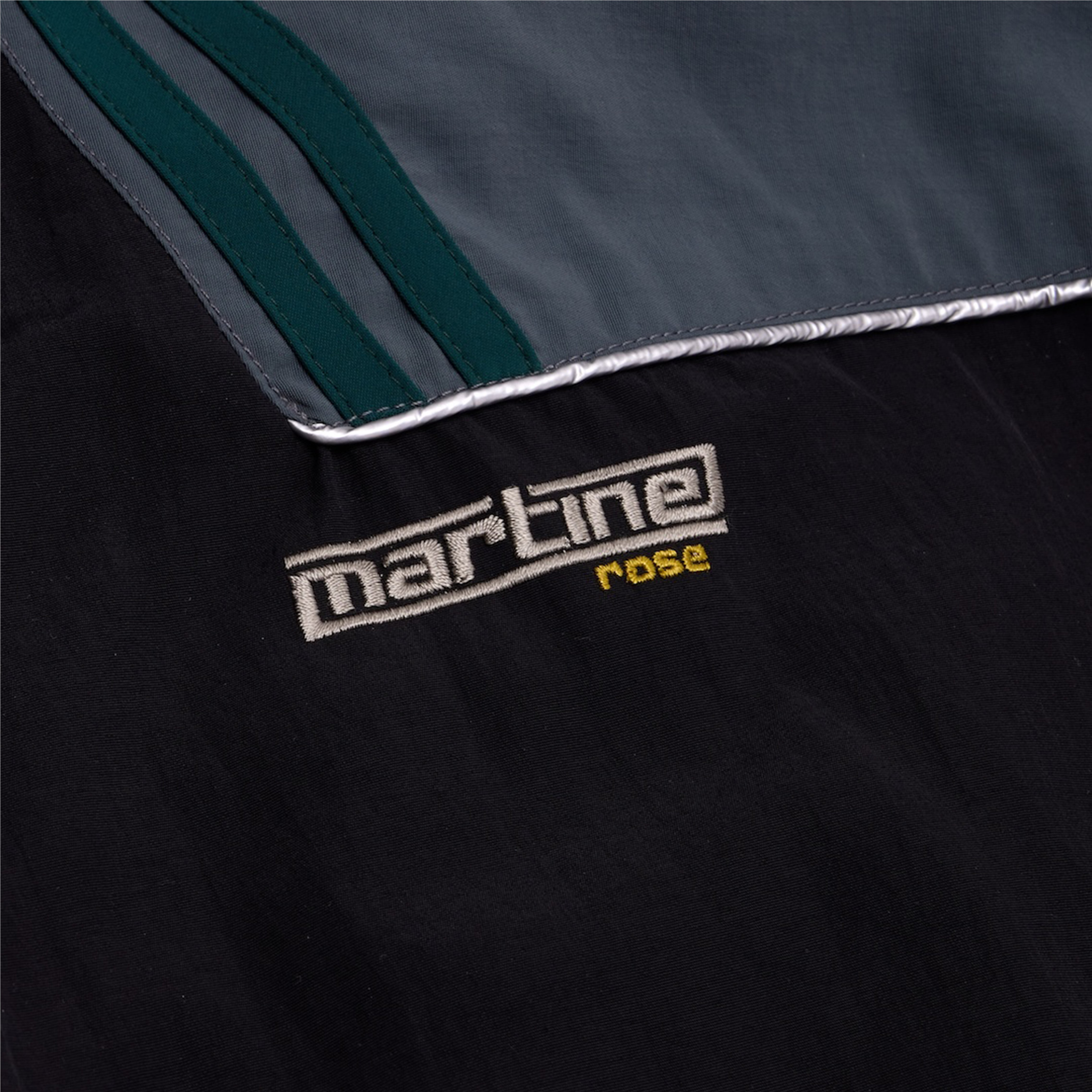 Martine Rose T-Lining Track giacca tuta nero teal
