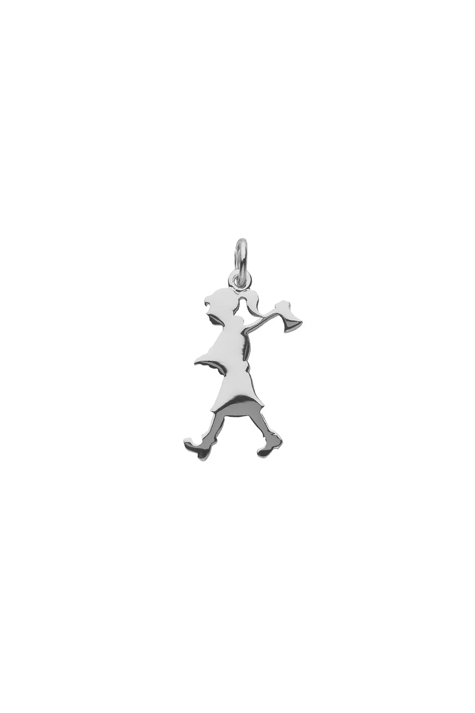 Karen Walker Jewellery Girl With Axe ciondolo silver argento