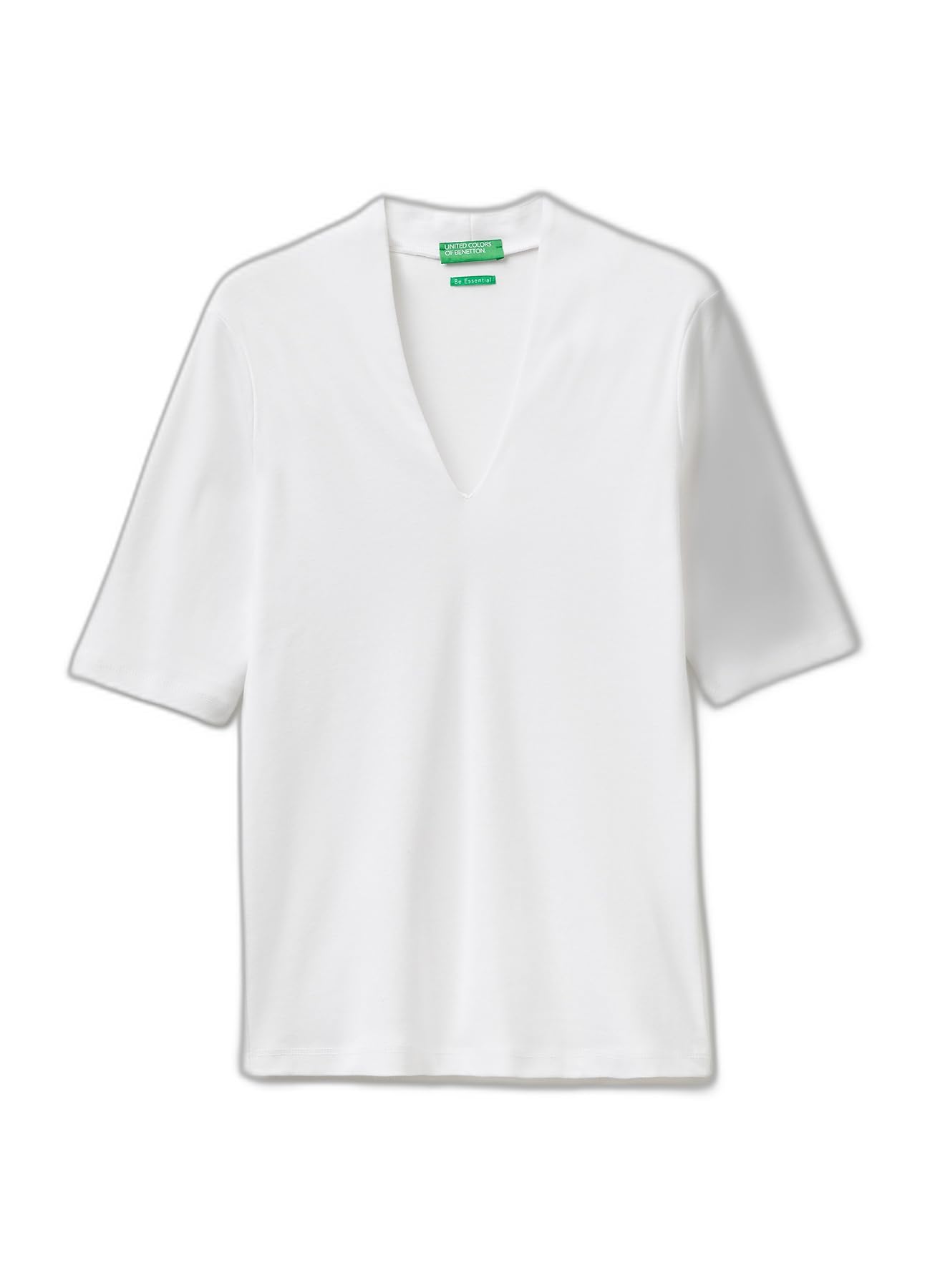 Benetton T-shirt e Polo 3ga8d400u T-Shirt Donna Marrone XXS slim fit