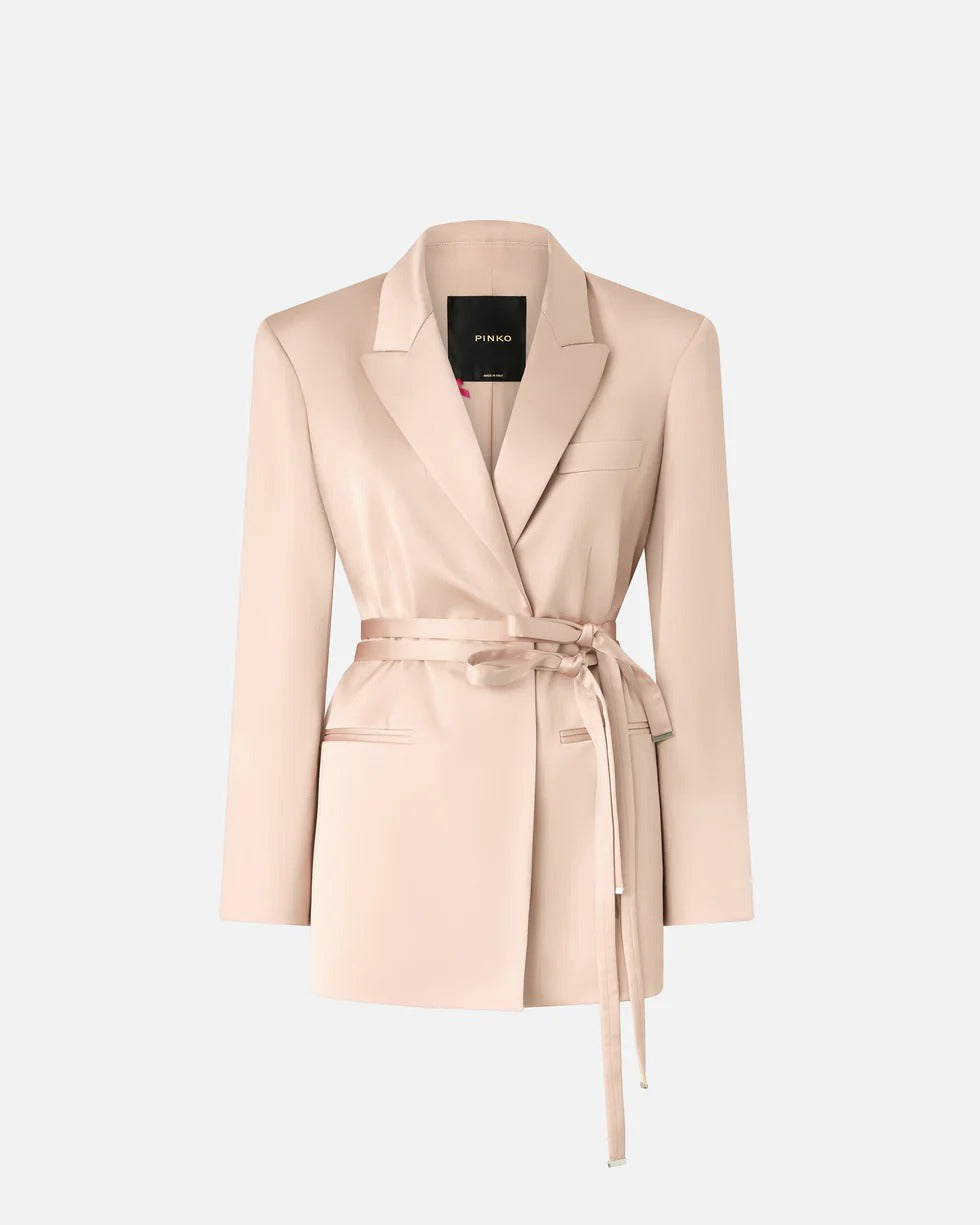 PINKO Rapa 106589 A1Y5 giacca donna rosa beige