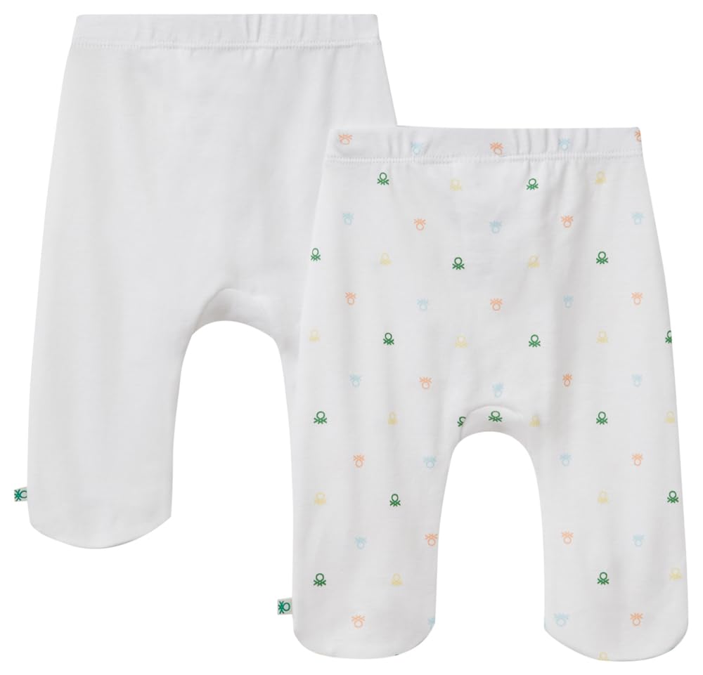 Benetton 3pwb0f009 set 2 ghette bimbo 56 cotone