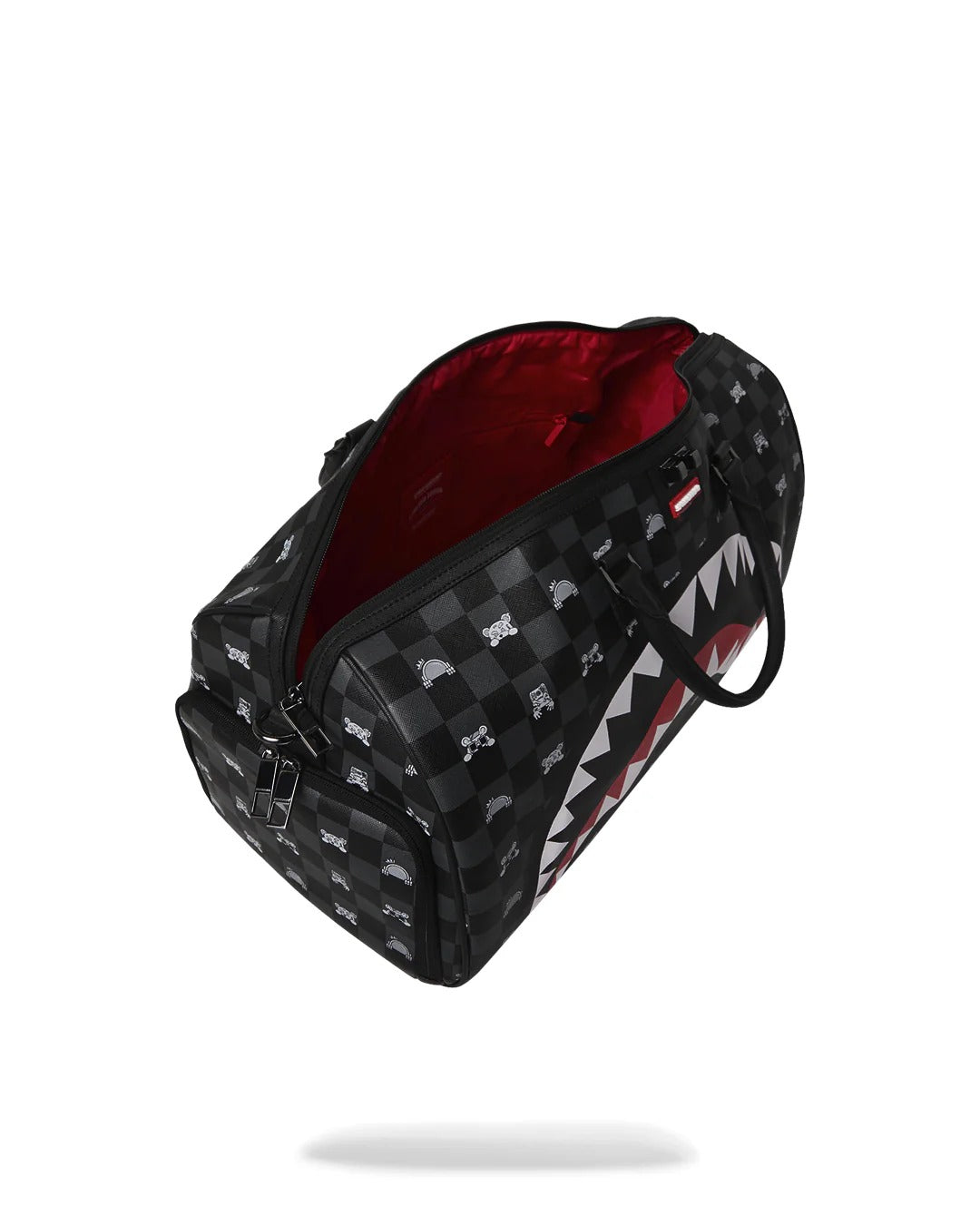 Sprayground Peeking Character Check 910D8910NSZ Borsone Nero Grigio