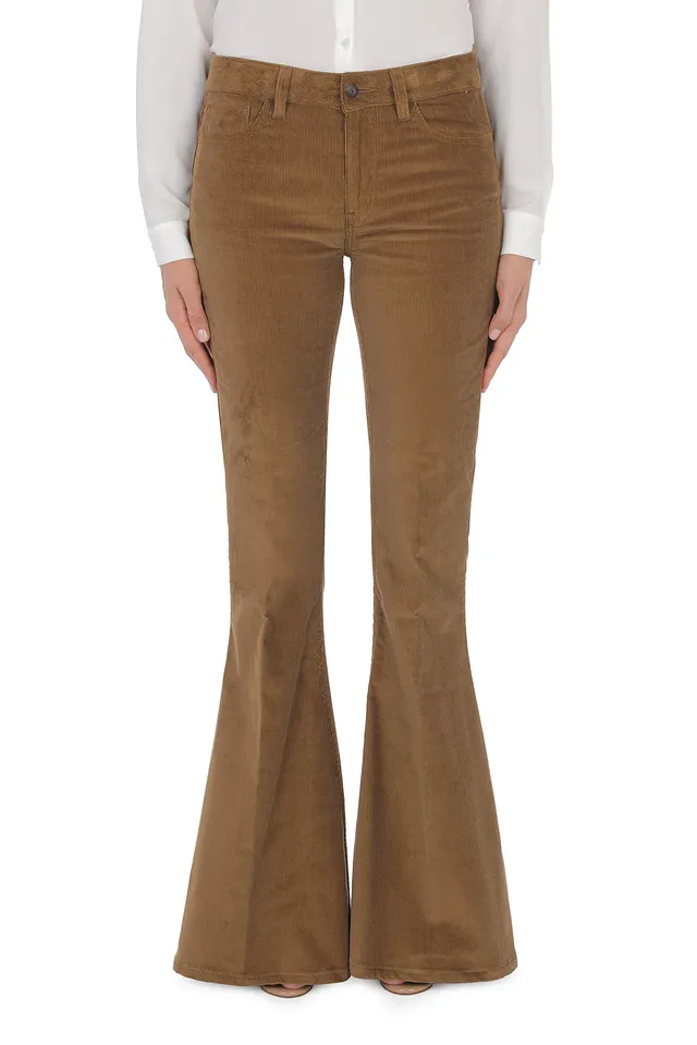 Dondup Karen DP858 pantalone donna cammello skinny velluto