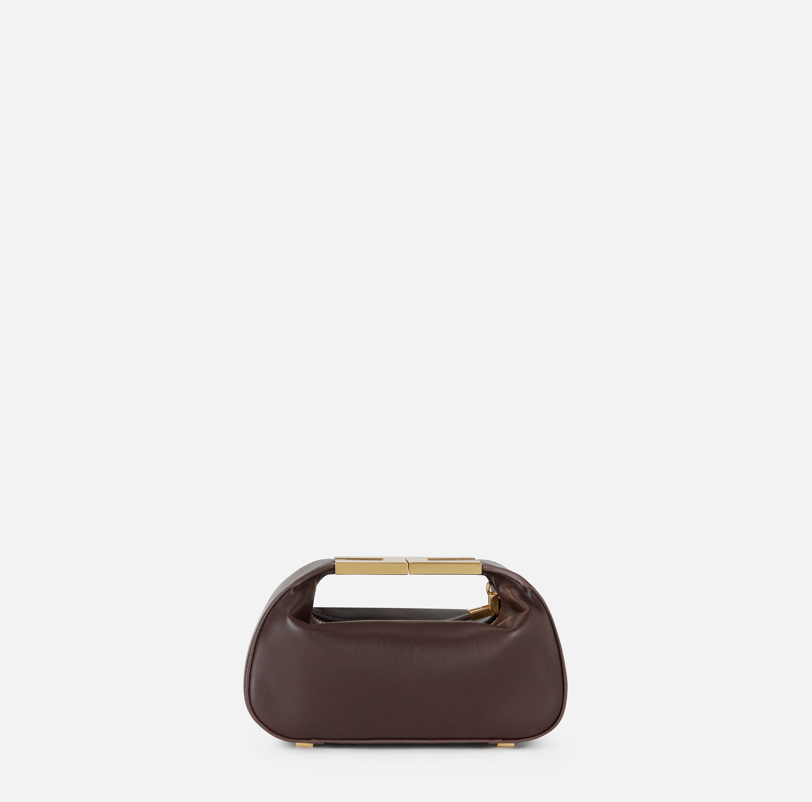 Elisabetta Franchi BS07A62E Borsa hobo cacao ecopelle