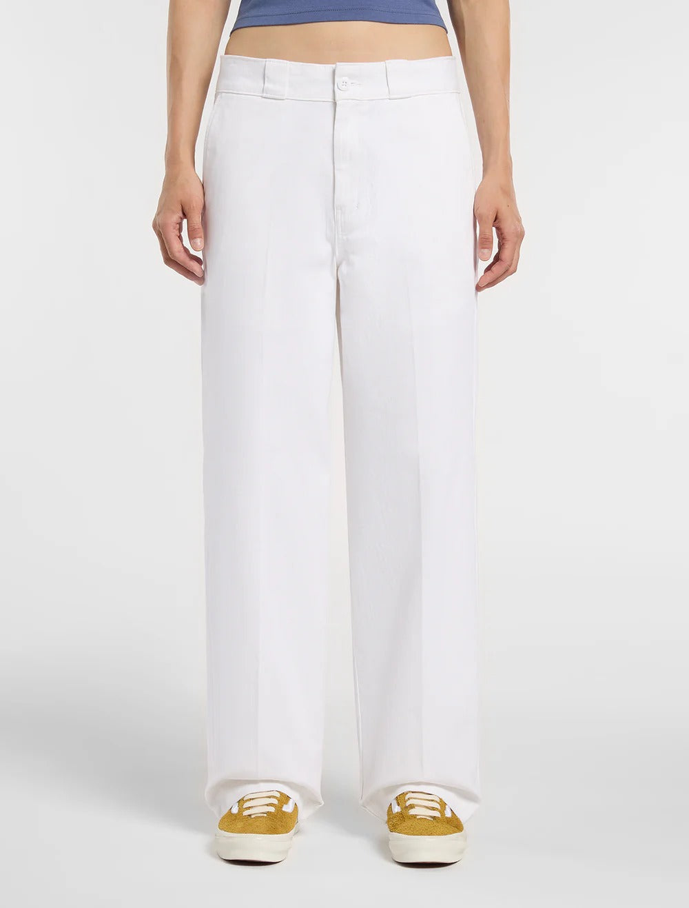 Dickies 247 DK0A87PL pantalone donna loose bianco