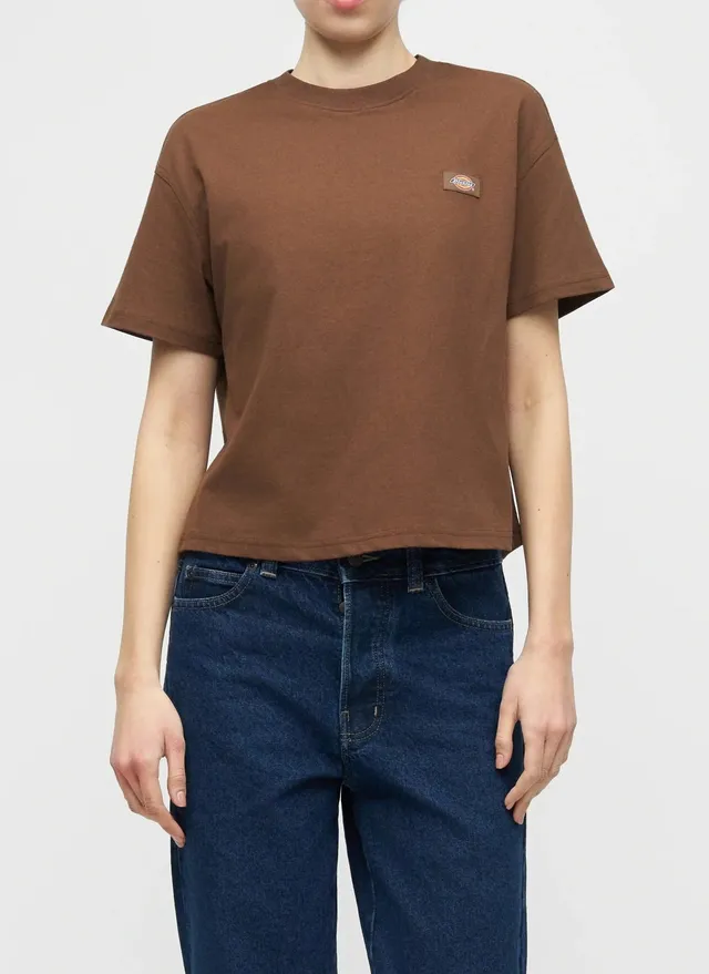 Dickies Oakport DK0A4Y8L T-shirt donna marrone taglia M