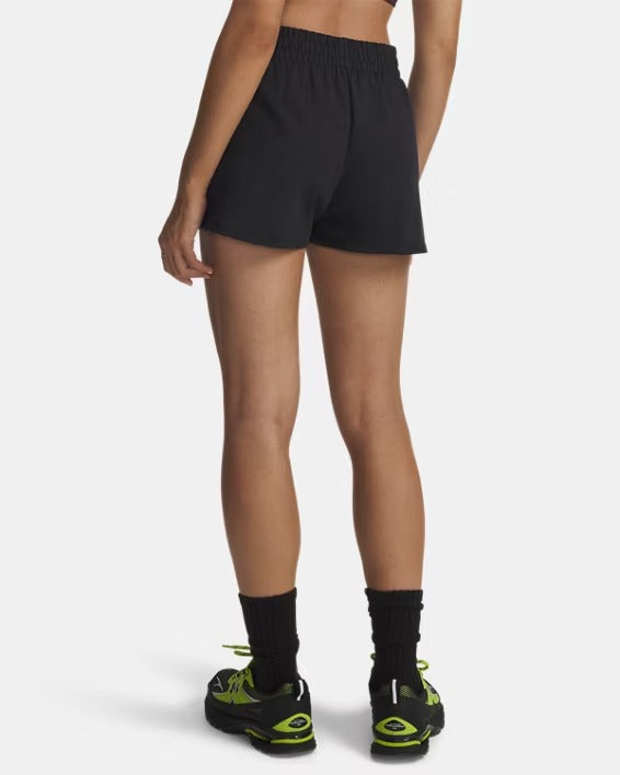 Under Armour Sport Terry 77-6011022 Shorts Donna Nero