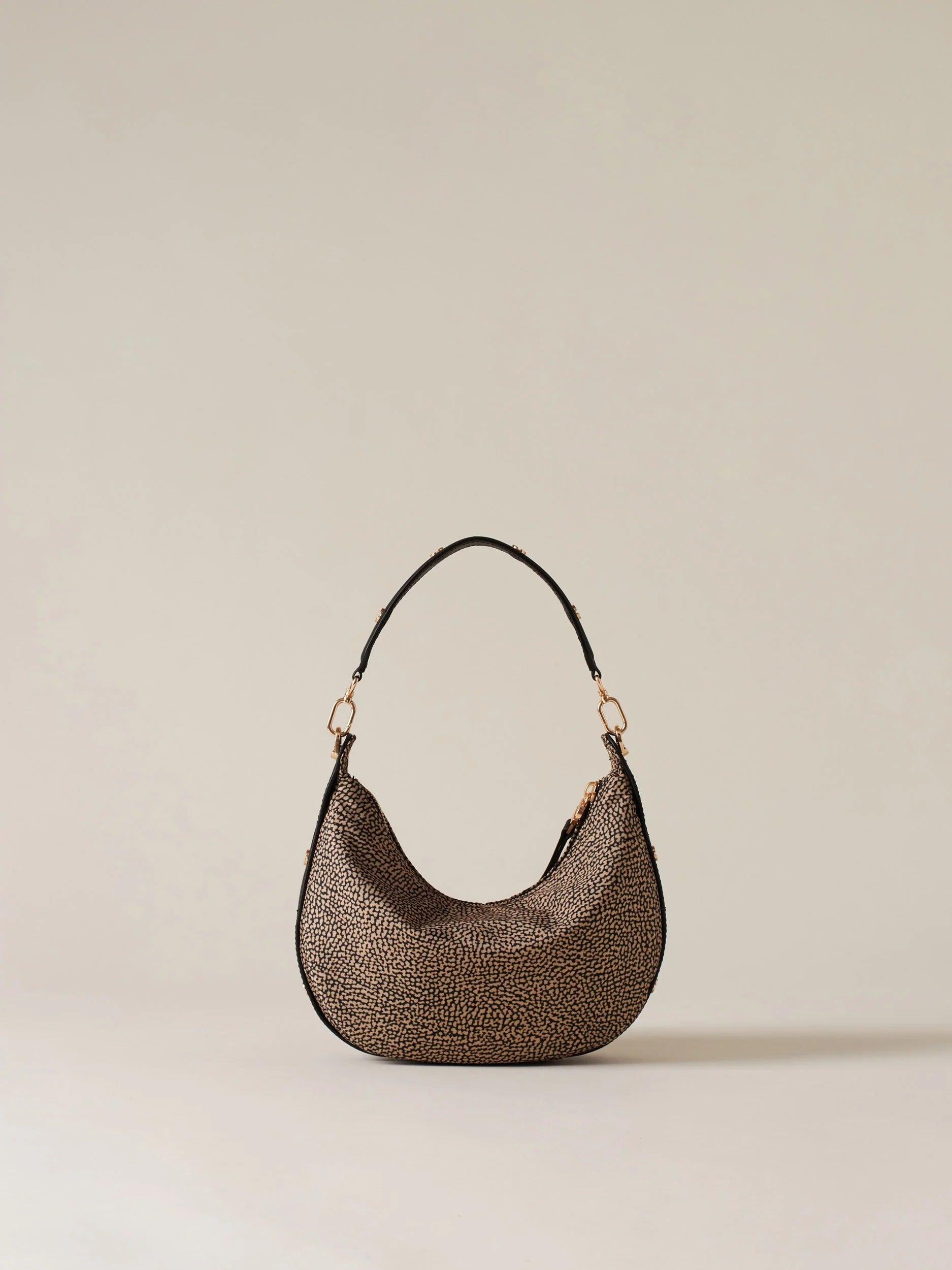 Borbonese Frame Small 91010219 AH1 borsa hobo OP nero