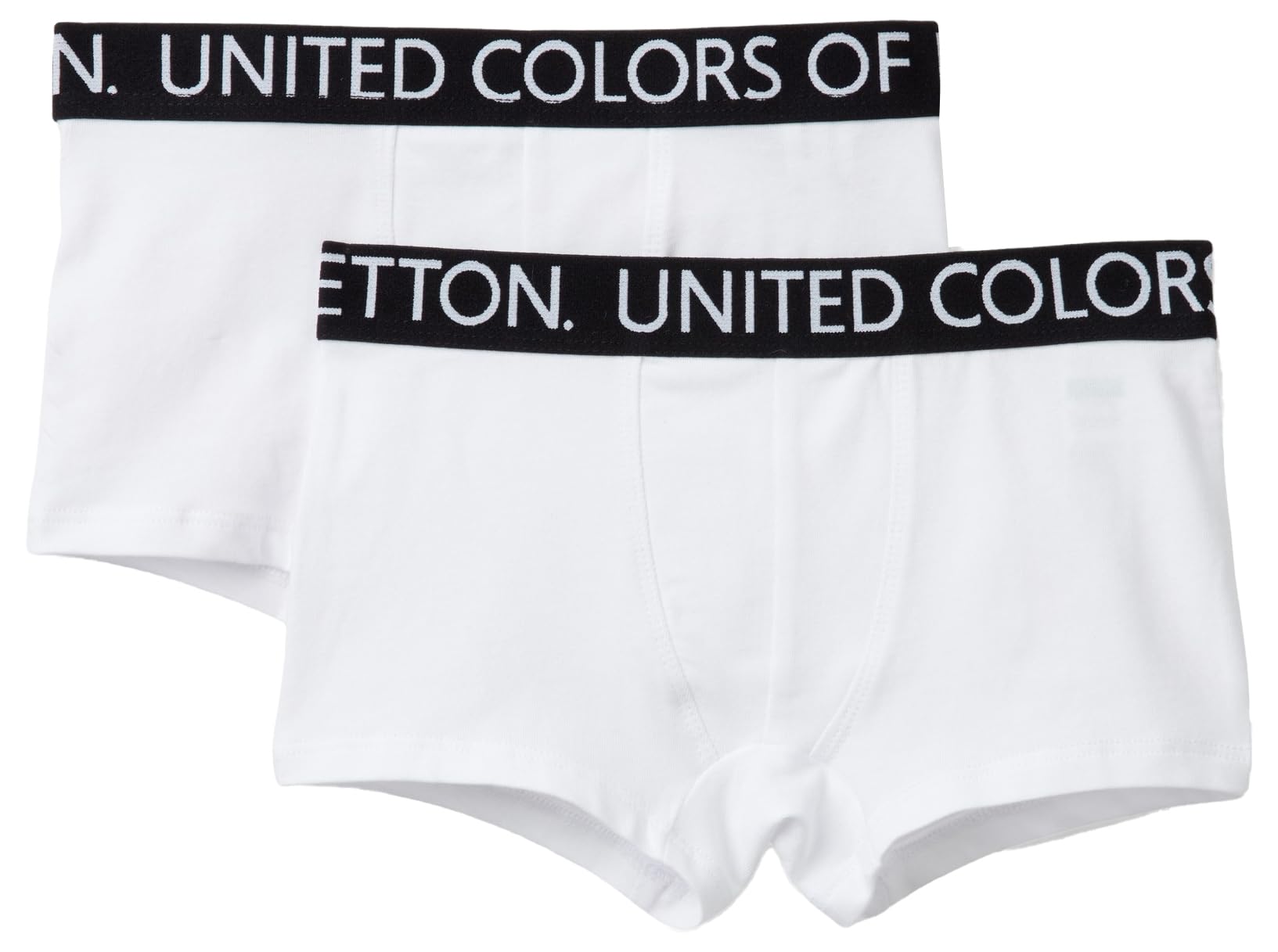 Benetton 3op80x230 Boxer Bambino Nero 2 Pezzi