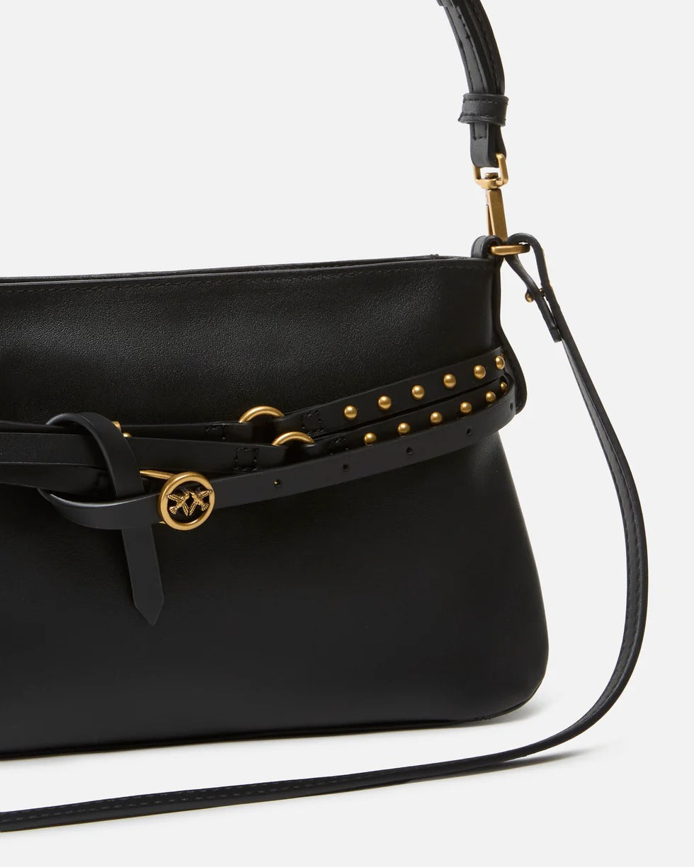 Pinko Belt Bag Mini 106177 A0QO borsa nero pelle