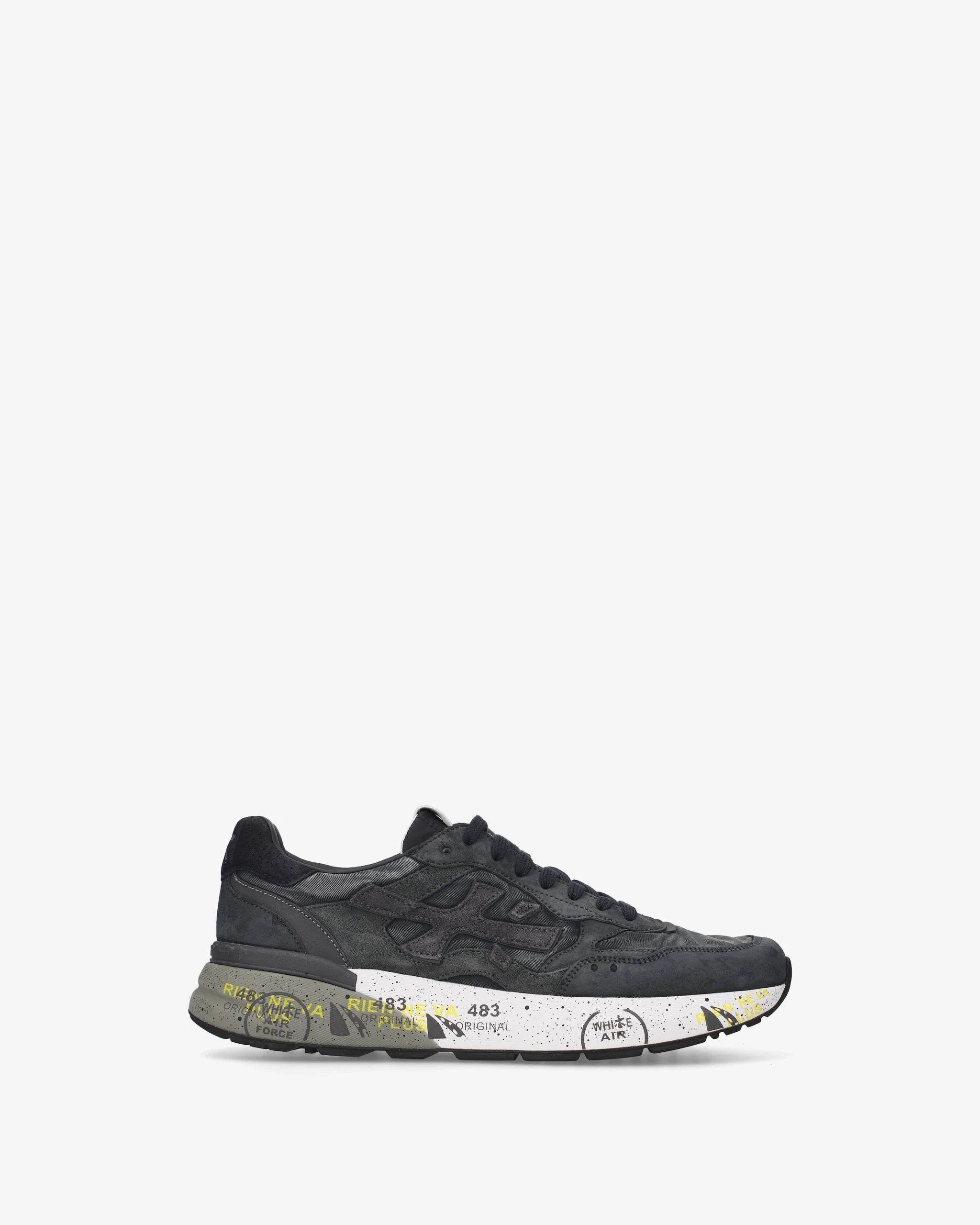 Premiata Mick 8448 sneaker uomo navy suede mesh