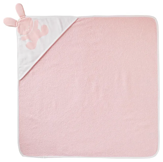 Benetton Accappatoio Bambino Spugna Cotone Rosa