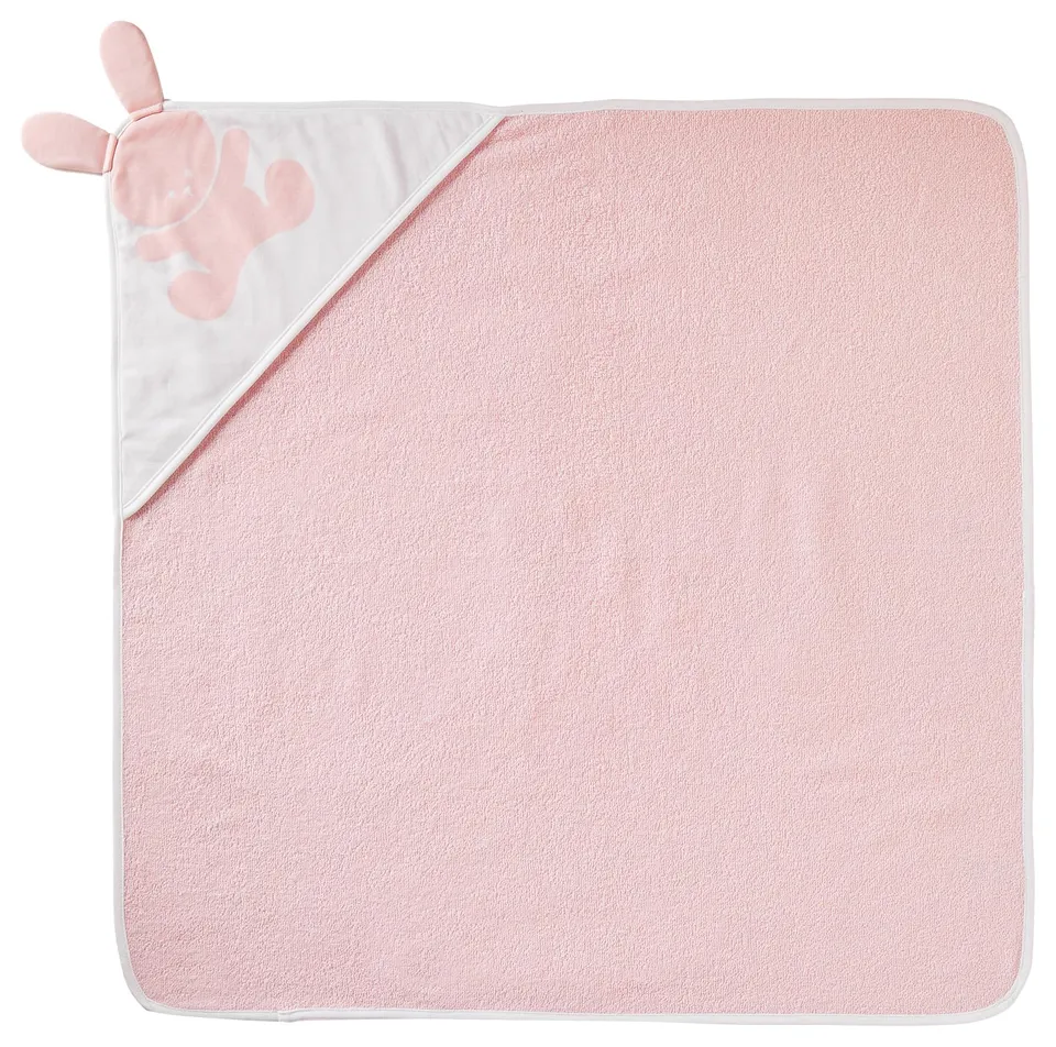 Benetton Accappatoio Bambino Spugna Cotone Rosa