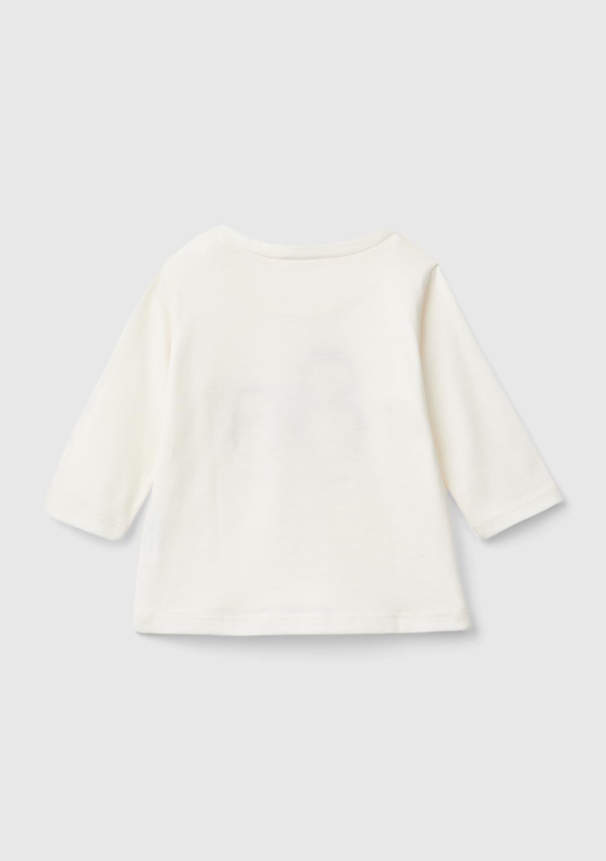 Benetton T-Shirt Bimba 74 Jersey Organico Manica Lunga