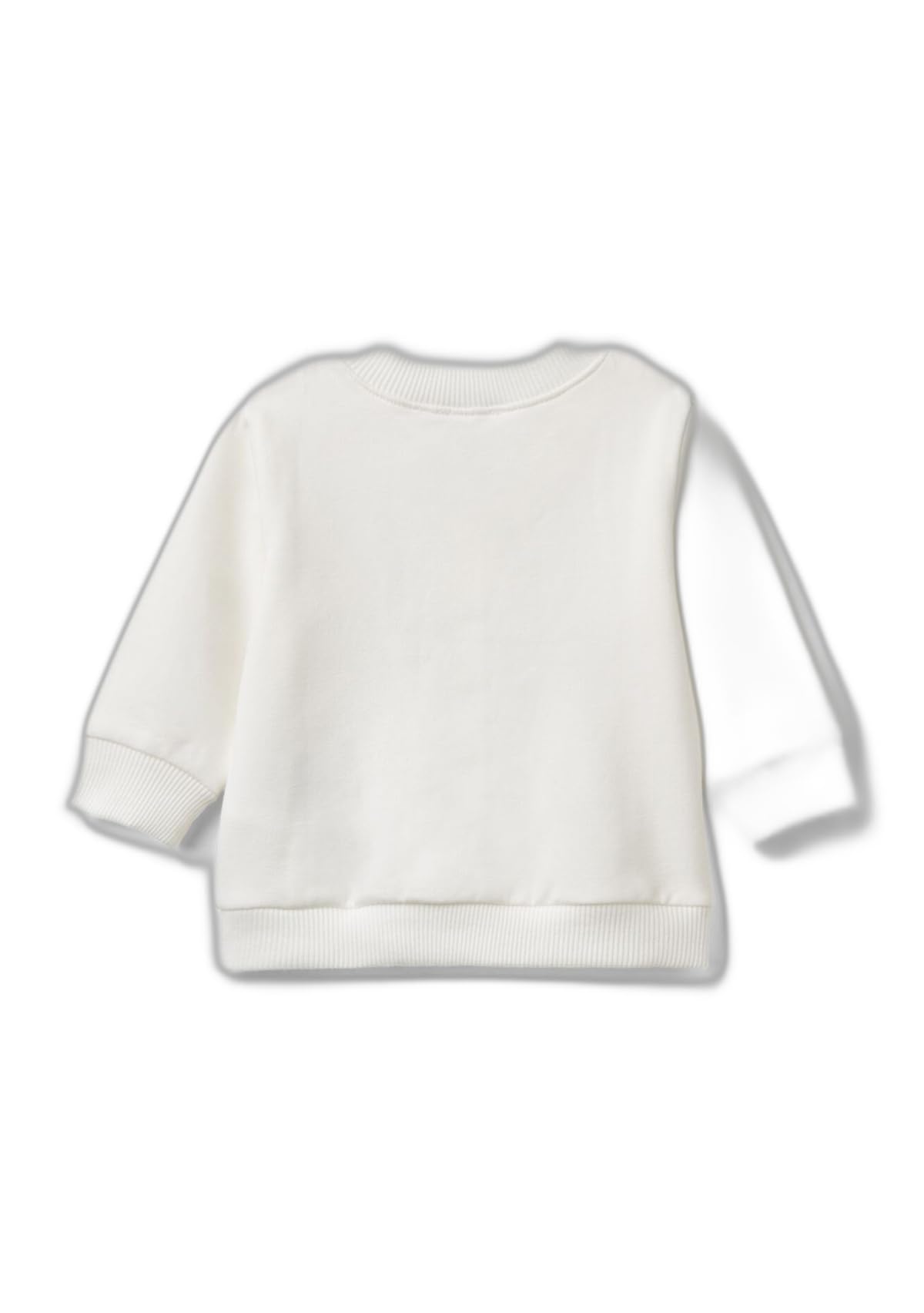 Benetton Cardigan Felpa Aperta Cuore 74 Bianco