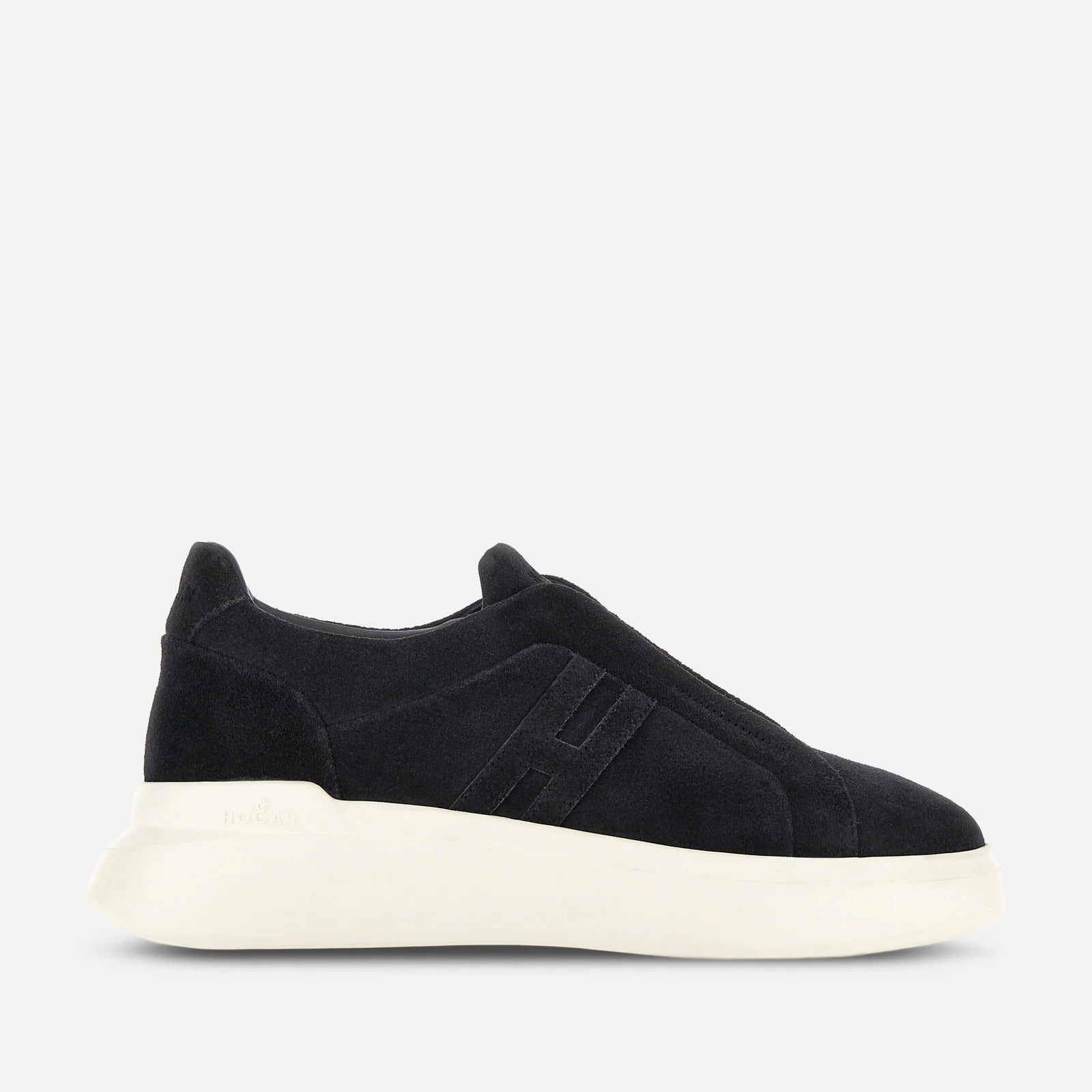 Hogan H580 HXM5800BE00HG sneakers slip-on blu camoscio